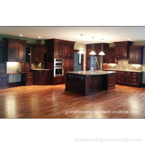 Custom Classic Luxurious Solid Wood Kitchen Cabinet